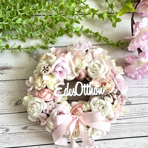 Édes otthon ajtódísz, Otthon & Életmód, Dekoráció, Ajtó- és ablak dekoráció, Ajtódísz & Kopogtató, Virágkötés, MESKA