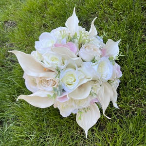 Menyasszonyi csokor kálás - esküvő - menyasszonyi- és dobócsokor - Meska.hu