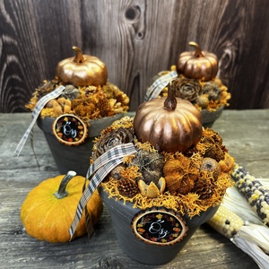 Pumpkin asztaldísz - otthon & életmód - dekoráció - asztal és polc dekoráció - asztaldísz - Meska.hu