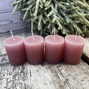 Rusztikus rózsaszín, Kellékek & szerszámok, Dekorációs gyertya, Dekorációs kellékek, , MESKA