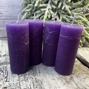 Rusztikus lila, Kellékek & szerszámok, Dekorációs gyertya, Dekorációs kellékek, , MESKA