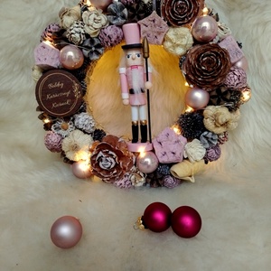 Diótörő kopogtató, Otthon & Életmód, Dekoráció, Ajtó- és ablak dekoráció, Ajtódísz & Kopogtató, Mindenmás, Virágkötés, MESKA