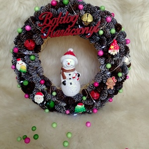 Hóember kopogtató - Meska.hu