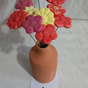 Kerámia virág szett - otthon & életmód - dekoráció - virágdísz és tartó - csokor & virágdísz - Meska.hu