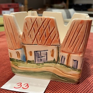 Házikó mintájú, mázas kaspó - otthon & életmód - dekoráció - Meska.hu