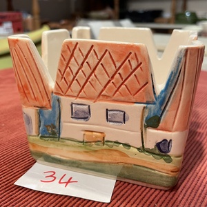 Házikó mintájú, mázas kaspó - otthon & életmód - dekoráció - Meska.hu