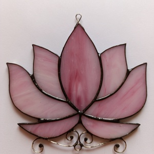 Lótuszvirág napfogó - otthon & életmód - dekoráció - ajtó- és ablak dekoráció - ablakdísz - Meska.hu