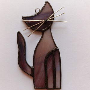 Cica napfogó - otthon & életmód - dekoráció - ajtó- és ablak dekoráció - ablakdísz - Meska.hu