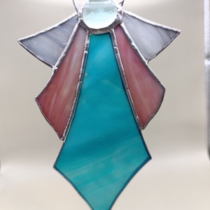 Tiffany angyal, Otthon & Életmód, Dekoráció, Fali és függő dekoráció, Függődísz, Üvegművészet, MESKA