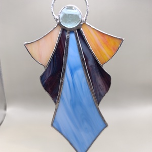 Tiffany angyal - otthon & életmód - dekoráció - fali és függő dekoráció - függődísz - Meska.hu