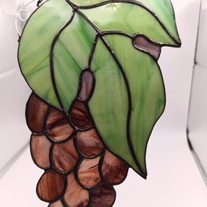 Tiffany szőlőfürt - otthon & életmód - dekoráció - fali és függő dekoráció - függődísz - Meska.hu