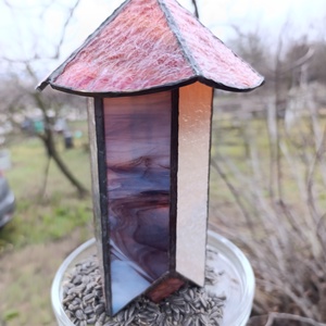 Madáretető Tiffany technikával - otthon & életmód - ház & kert - madáretető & itató - Meska.hu