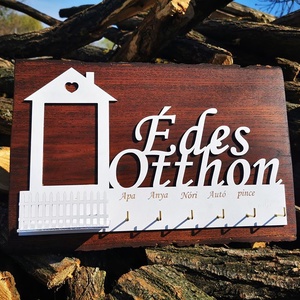 Édes otthon fali kulcstartó - otthon & életmód - dekoráció - fali és függő dekoráció - fali kulcstartó - Meska.hu