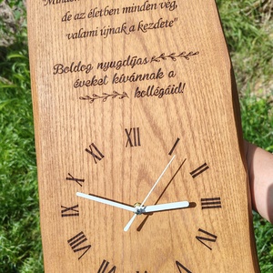 Tömörfa fali óra - otthon & életmód - dekoráció - fali és függő dekoráció - falióra & óra - Meska.hu
