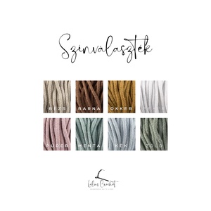 Horgolt ovális kosár � Természetes és letisztult dizájn - otthon & életmód - tárolás & rendszerezés - tárolókosár - Meska.hu