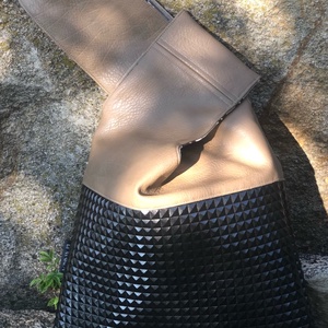 la MARLA black keresztpántos kis táska - japanese knotbag  - táska & tok - variálható táska - Meska.hu