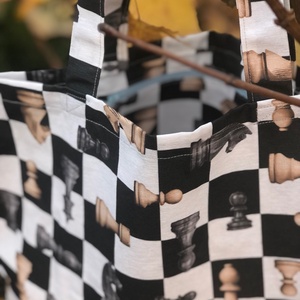 la MARLA sakk-matt bevásárló táska - táska & tok - bevásárlás & shopper táska - shopper, textiltáska, szatyor - Meska.hu