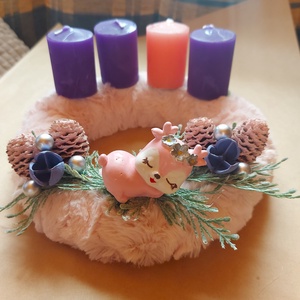 Adventi koszorú - karácsony - adventi díszek - adventi koszorú - Meska.hu
