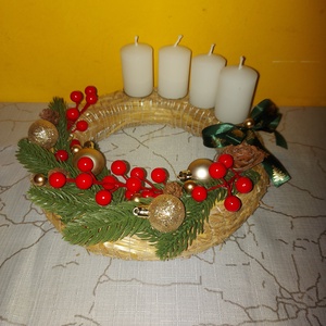 Adventi koszorú - Meska.hu