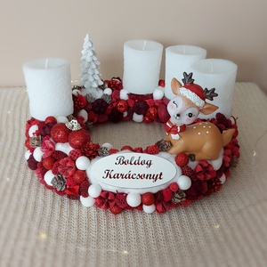 Adventi koszorú  - Meska.hu