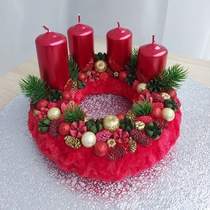 Adventi koszorú  - Meska.hu