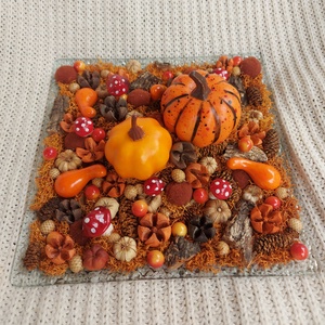 Őszi asztaldísz - halloweeni dekoráció - halloweeni dekoráció - Meska.hu
