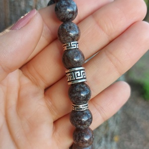 Férfi karkötő  - ékszer - karkötő - gyöngyös karkötő - Meska.hu