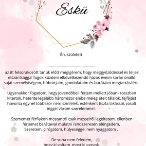 Leánybúcsú eskü - esküvő - lánybúcsú - Meska.hu