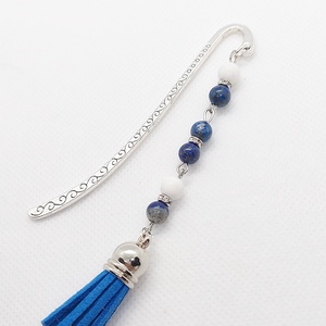 Lapis lazuli könyvjelző, Könyv & Zene, Könyvjelző, Ékszerkészítés, MESKA