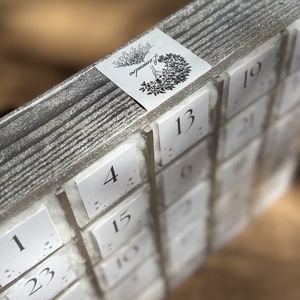 Ásvány adventi naptár - karácsony - adventi díszek - adventi naptár - Meska.hu