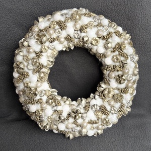 Karácsonyi arany ajtódísz  - otthon & életmód - dekoráció - ajtó- és ablak dekoráció - ajtódísz & kopogtató - Meska.hu