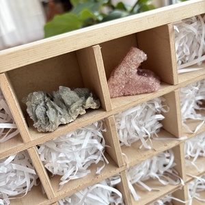 Ásványgyűjtő doboz - kellékek & szerszámok - hobby fa alapanyag - tároló - Meska.hu