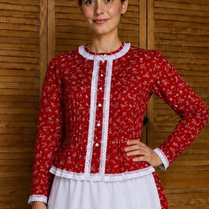 Vizitke / Női ujjas - ruha & divat - női ruha - blúz - Meska.hu