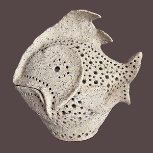 Kerámia hangulat lámpa hal, Otthon & Életmód, Lámpa, Hangulatlámpa, Kerámia, MESKA