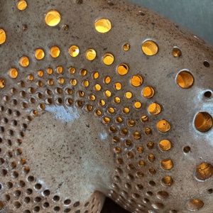 Kerámia lámpa fatűzes szív - otthon & életmód - lámpa - hangulatlámpa - Meska.hu