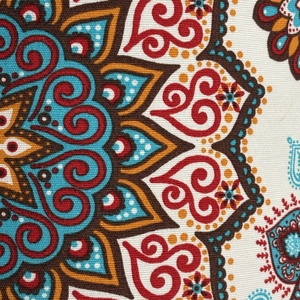 Kerámia lámpa fatüzes mandala - otthon & életmód - lámpa - asztali lámpa - Meska.hu