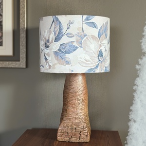 Kerámia asztali lámpa fatüzben született - Meska.hu