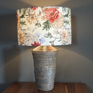 Kerámia lámpa fatüzes óriás - otthon & életmód - lámpa - asztali lámpa - Meska.hu