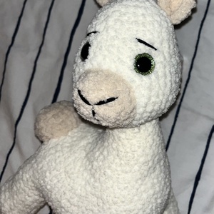Horgolt láma fehér, Játék & Sport, Plüssállat & Játékfigura, Láma, Horgolás, MESKA