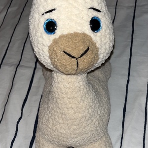 Horgolt láma bézs, Játék & Sport, Plüssállat & Játékfigura, Láma, Horgolás, MESKA