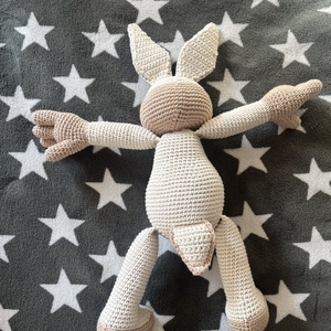 Horgolt nyuszi - játék & sport - plüssállat & játékfigura - nyuszi - Meska.hu