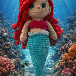 Hableány, Játék & Sport, Plüssállat & Játékfigura, Más figura, Horgolás, MESKA