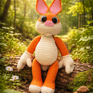 Horgolt nyuszi, Játék & Sport, Plüssállat & Játékfigura, Nyuszi, Horgolás, MESKA