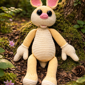 Horgolt nyuszi, Játék & Sport, Plüssállat & Játékfigura, Nyuszi, Horgolás, MESKA