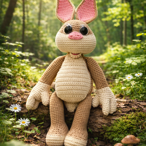 Horgolt nyuszi, Játék & Sport, Plüssállat & Játékfigura, Nyuszi, Horgolás, MESKA