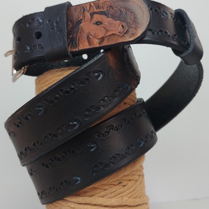 Marhabőr Lovas öv - esküvő - kiegészítők - öv & pánt - Meska.hu