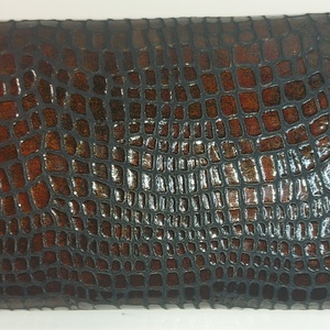 Marhabőr Pénztárca krokodil bőr mint�val  - táska & tok - pénztárca & más tok - aprópénztartó - Meska.hu