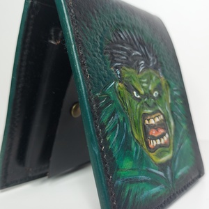 Marhabőr Pénztárca HULK  - táska & tok - pénztárca & más tok - aprópénztartó - Meska.hu