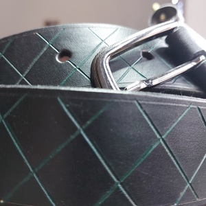 Marhabőr férfi öv fekete  - Meska.hu