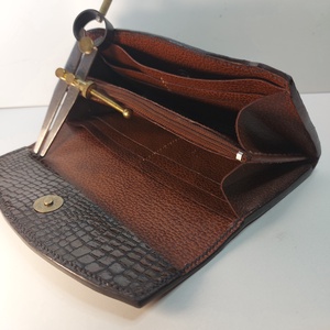 Marhabőr Női Pénztárca Krokodil mint�s - táska & tok - pénztárca & más tok - aprópénztartó - Meska.hu